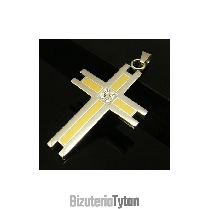 Cool Man Cross Wisiorek Z Czystego Tytanu Prezent Cool Man Cross Wisiorek Z Czystego Tytanu Prezent