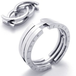 Pierścień Puzzle Titanium