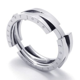 Pierścień Puzzle Titanium
