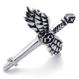 Wisiorek Krzyż Z Tytanu Wings