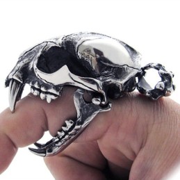 Wisiorek Z Tytanu W Kształcie Czaszki Dinozaura