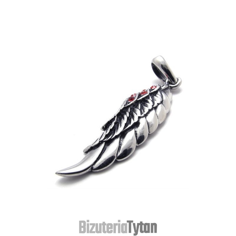 Wisiorek Z Czerwonego Diamentu Z Tytanu Wisiorek Z Czerwonego Diamentu Z Tytanu