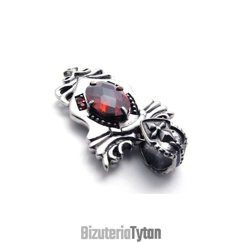 Czerwony Diamentowy Wisiorek Z Tytanu Czerwony Diamentowy Wisiorek Z Tytanu
