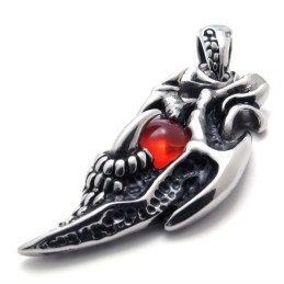 Wisiorek Z Tytanu Wings Red Gem
