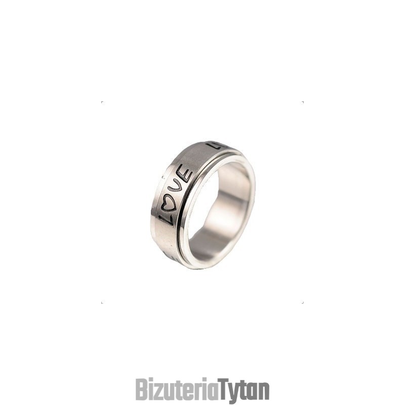 Pierścień Z Tytanu Love Rotation Pierścień Z Tytanu Love Rotation