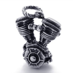 Wisiorek Z Silnikiem Motocyklowym Z Tytanu