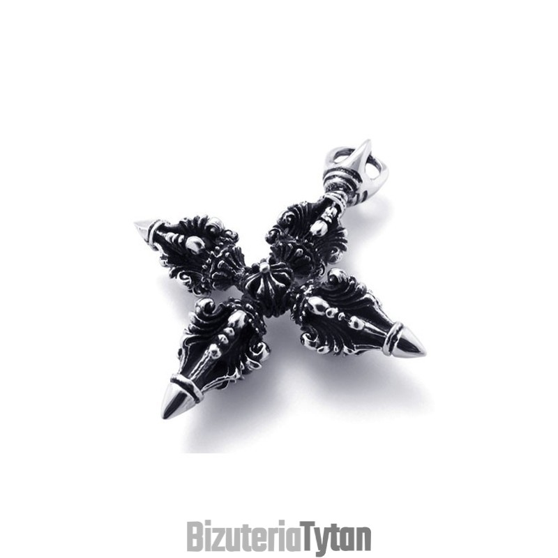 Wisiorek Krzyż Z Tytanu
