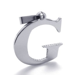 Wisiorek Tytanowy Na Literę "G"
