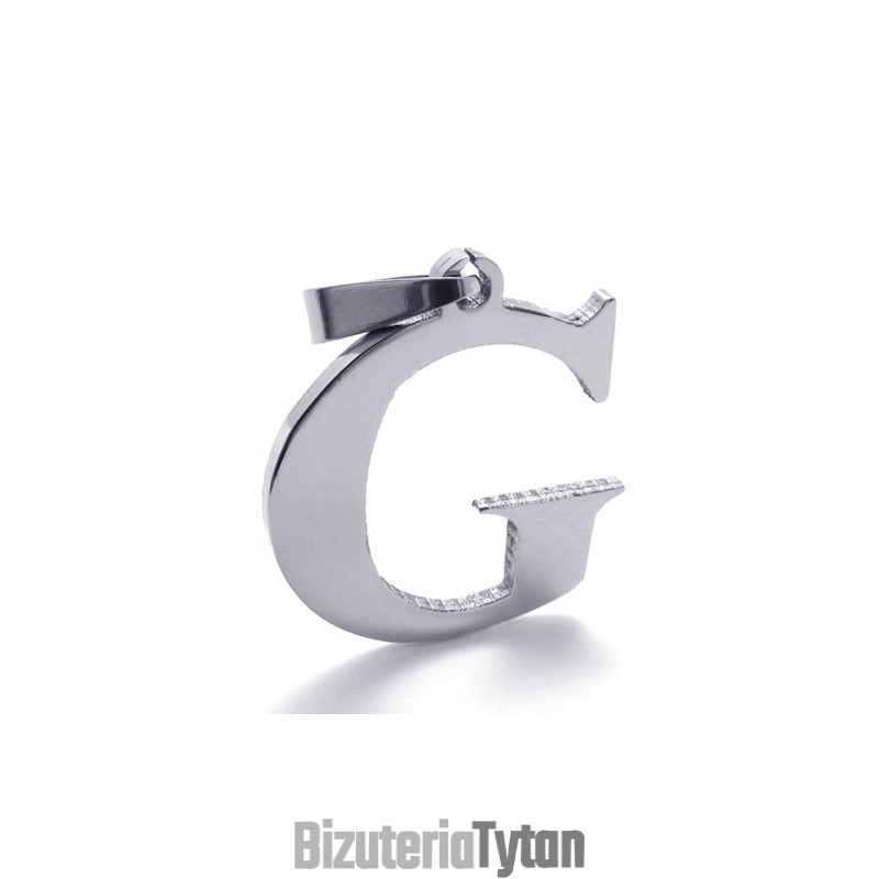 Wisiorek Tytanowy Na Literę "G" Wisiorek Tytanowy Na Literę "G"
