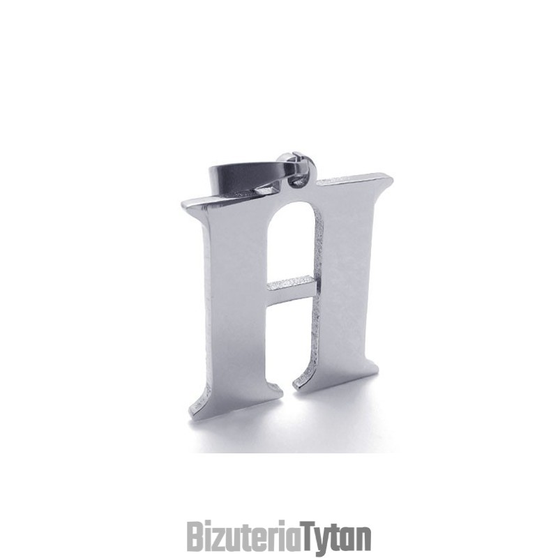 Wisiorek Z Tytanu W Kształcie Litery "H" Wisiorek Z Tytanu W Kształcie Litery "H"