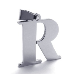 Wisiorek Z Tytanu Z Literą „R”
