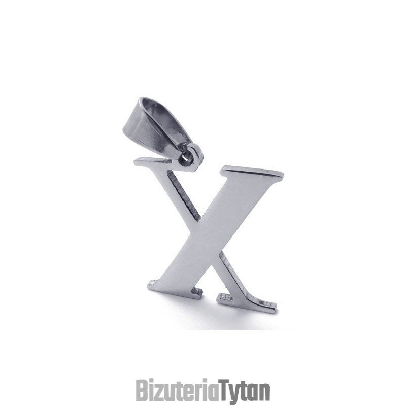 Wisiorek Z Tytanu W Kształcie Litery "X"