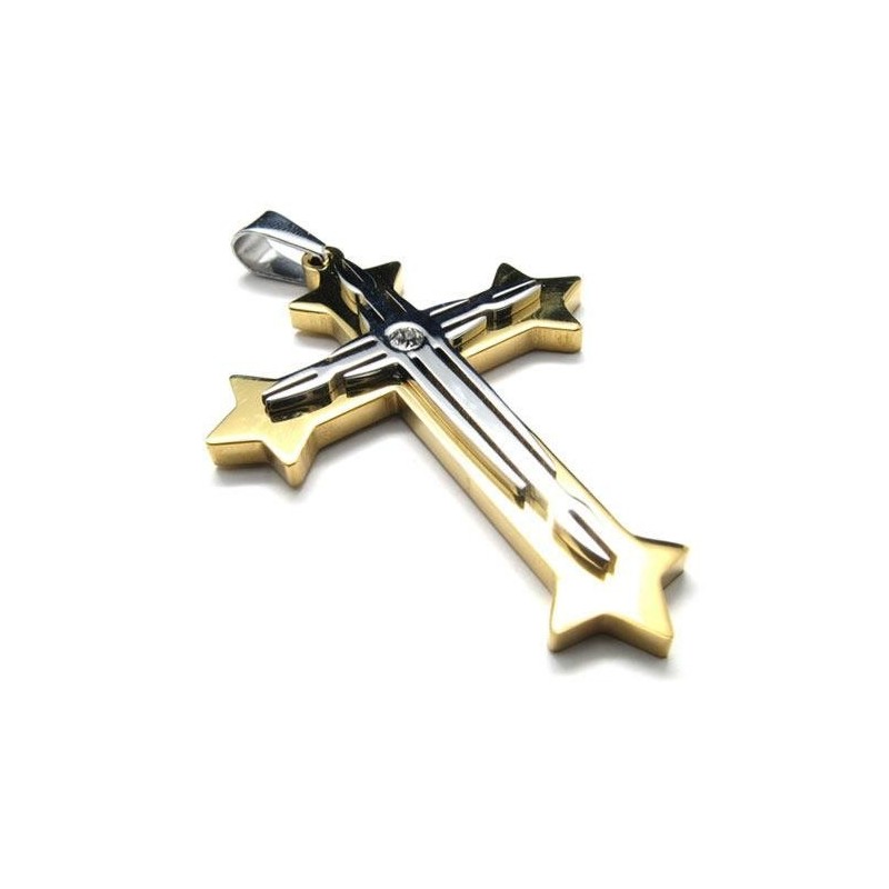 Męski Naszyjnik Z Czystego Tytanu Novel Cross Pendant Chain Męski Naszyjnik Z Czystego Tytanu Novel Cross Pendant Chain