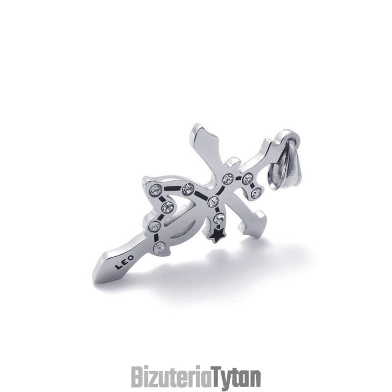 Wisiorek Leo Titanium Z Kryształkami Wisiorek Leo Titanium Z Kryształkami