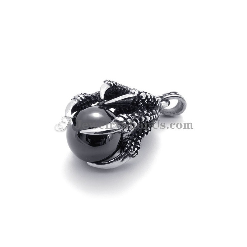 Wisiorek Z Tytanu Eagle Claw Z Cyrkonią Wisiorek Z Tytanu Eagle Claw Z Cyrkonią